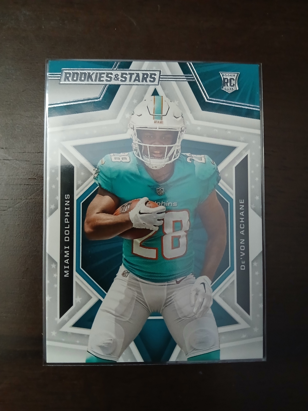 Panini Miami Dolphins Teal & White Rookies & Stars Football Card
